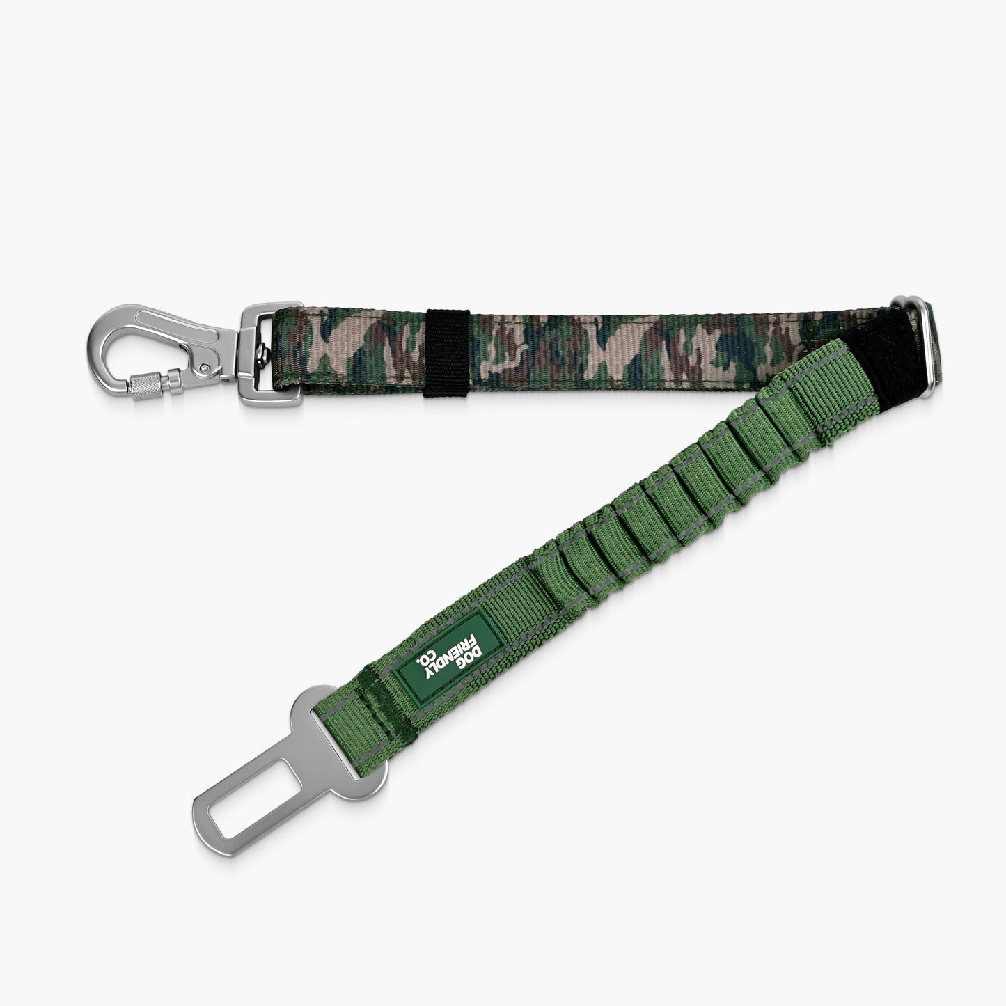 Dog Seat Belt - Green Camo
