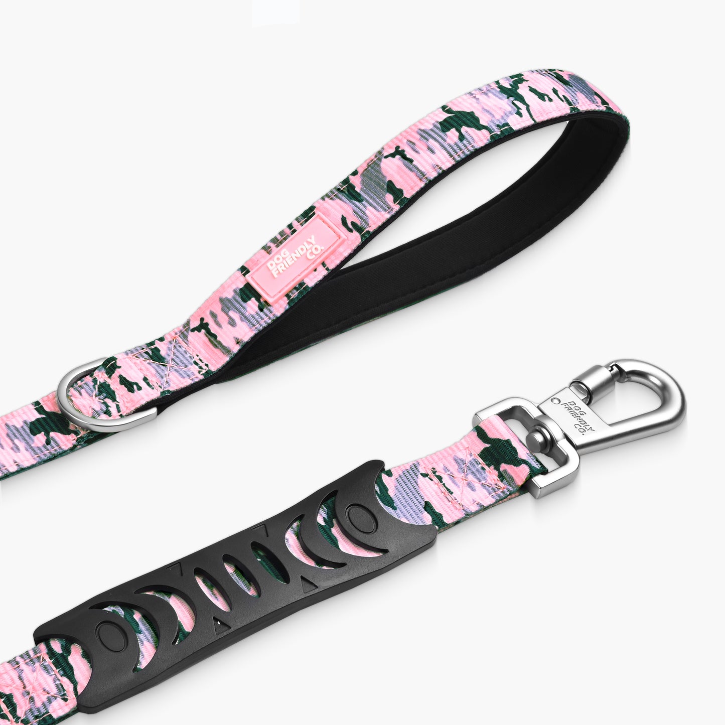 Bungee Dog Leash - Pink Camo