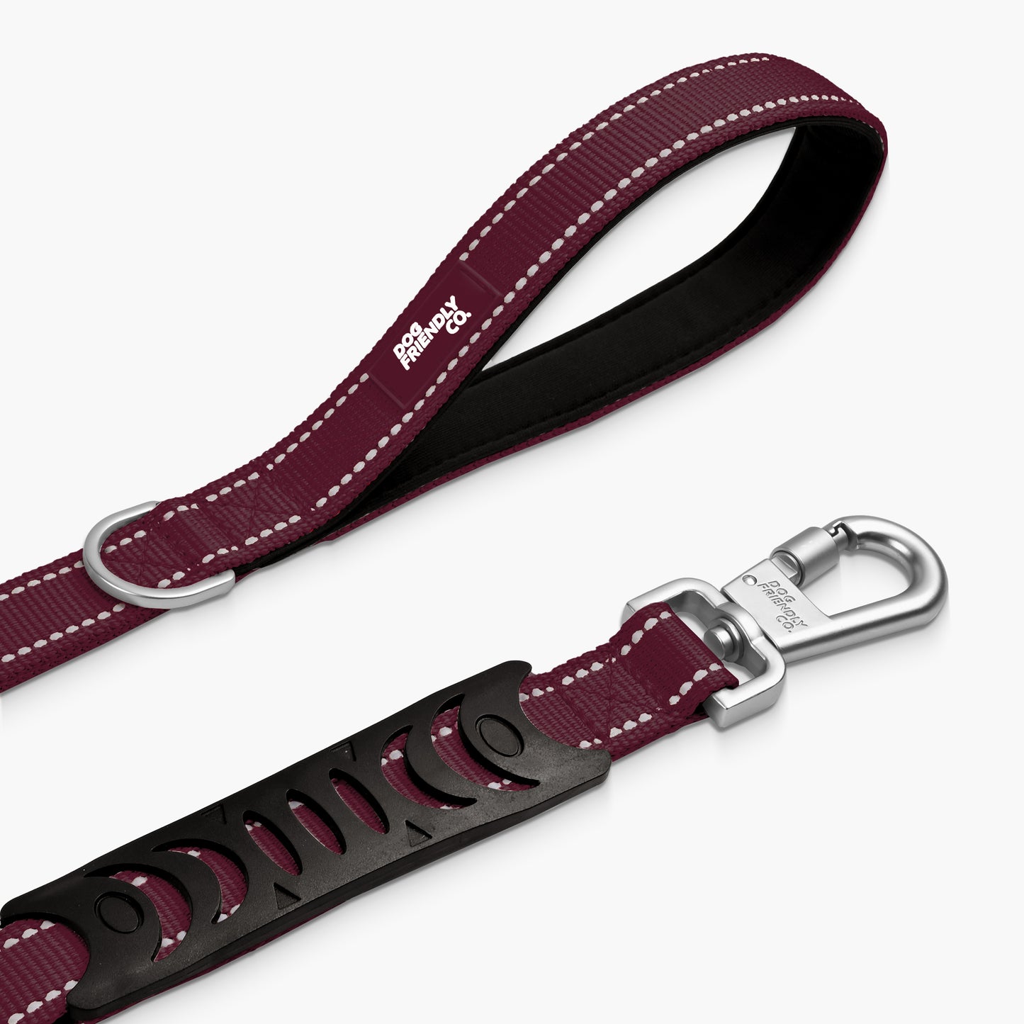 Bungee Dog Leash - Burgundy