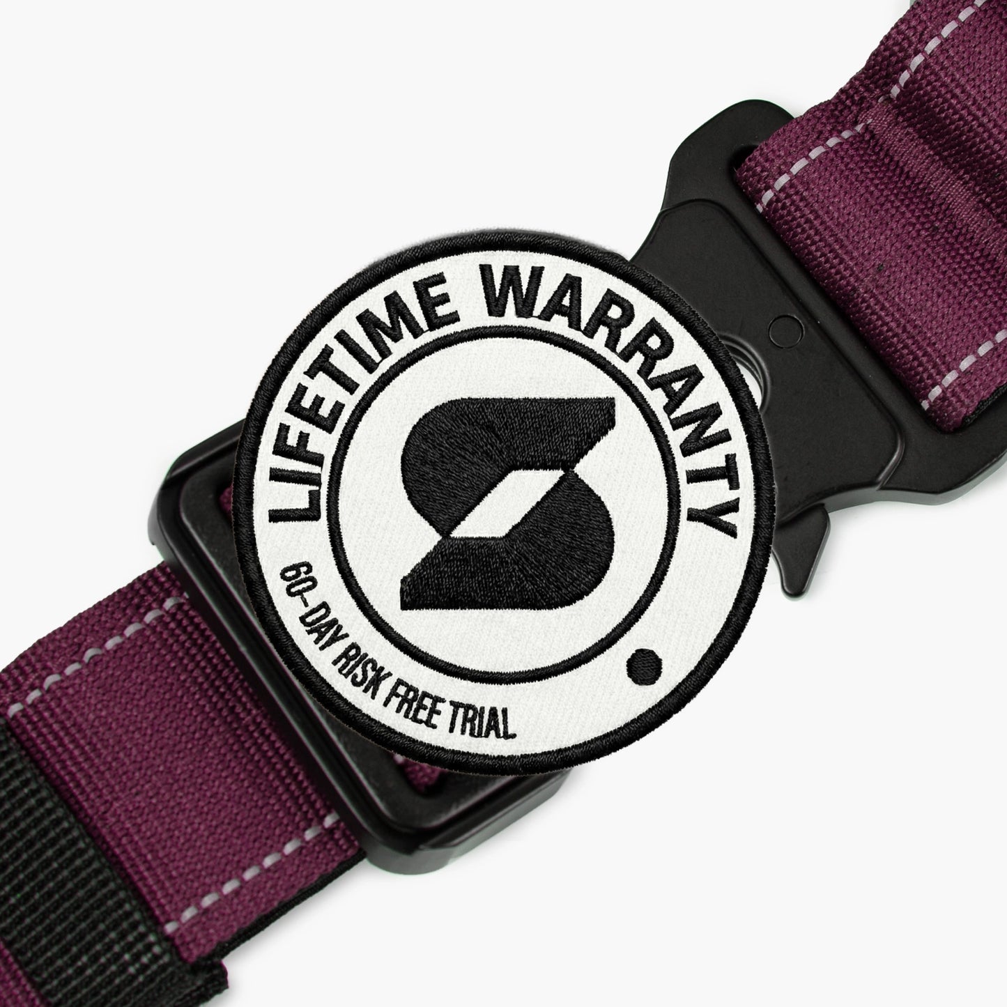 Tactical Dog Collar - Burgundy