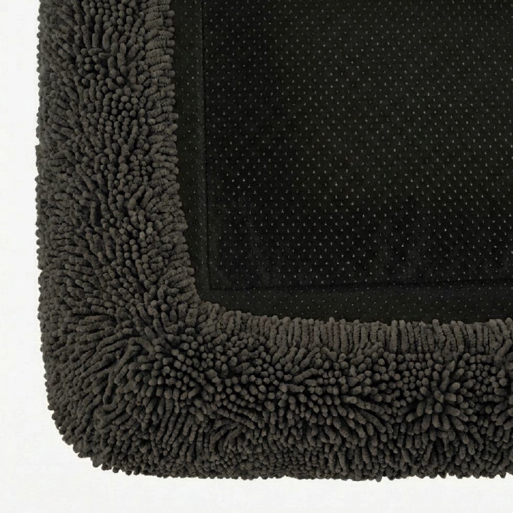 Plush Nap Easy Fit Dog Bed Cover - Charcoal