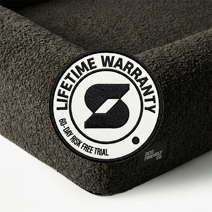 Bouclé Bed Replacement Cover - Brown Bouclé