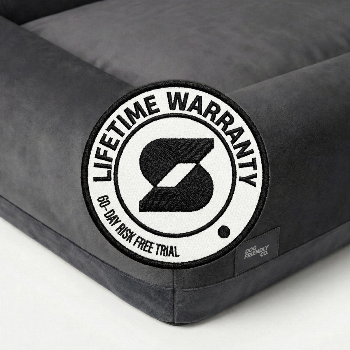 Dog Friendly Lifetime Warranty 60-Day Risk Free Trial.
