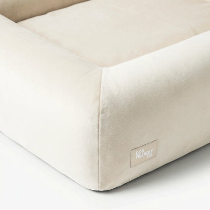 Premium Orthopedic Memory Foam Dog Bed - Beige (Medium)