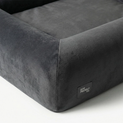 Premium Orthopedic Memory Foam Dog Bed - Charcoal (Medium)