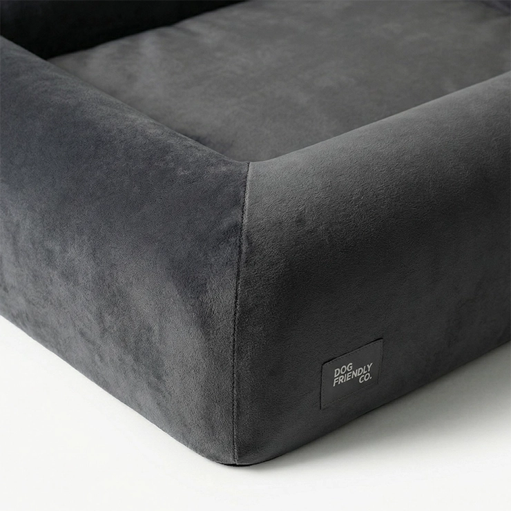Premium Orthopedic Memory Foam Dog Bed - Charcoal (Large) (Preorder)