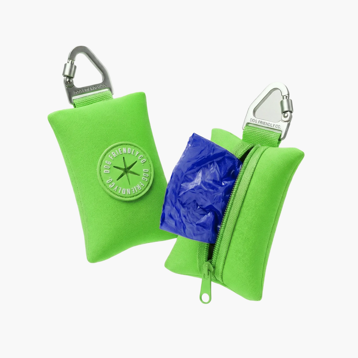 Neon Green Poop Bag Holder
