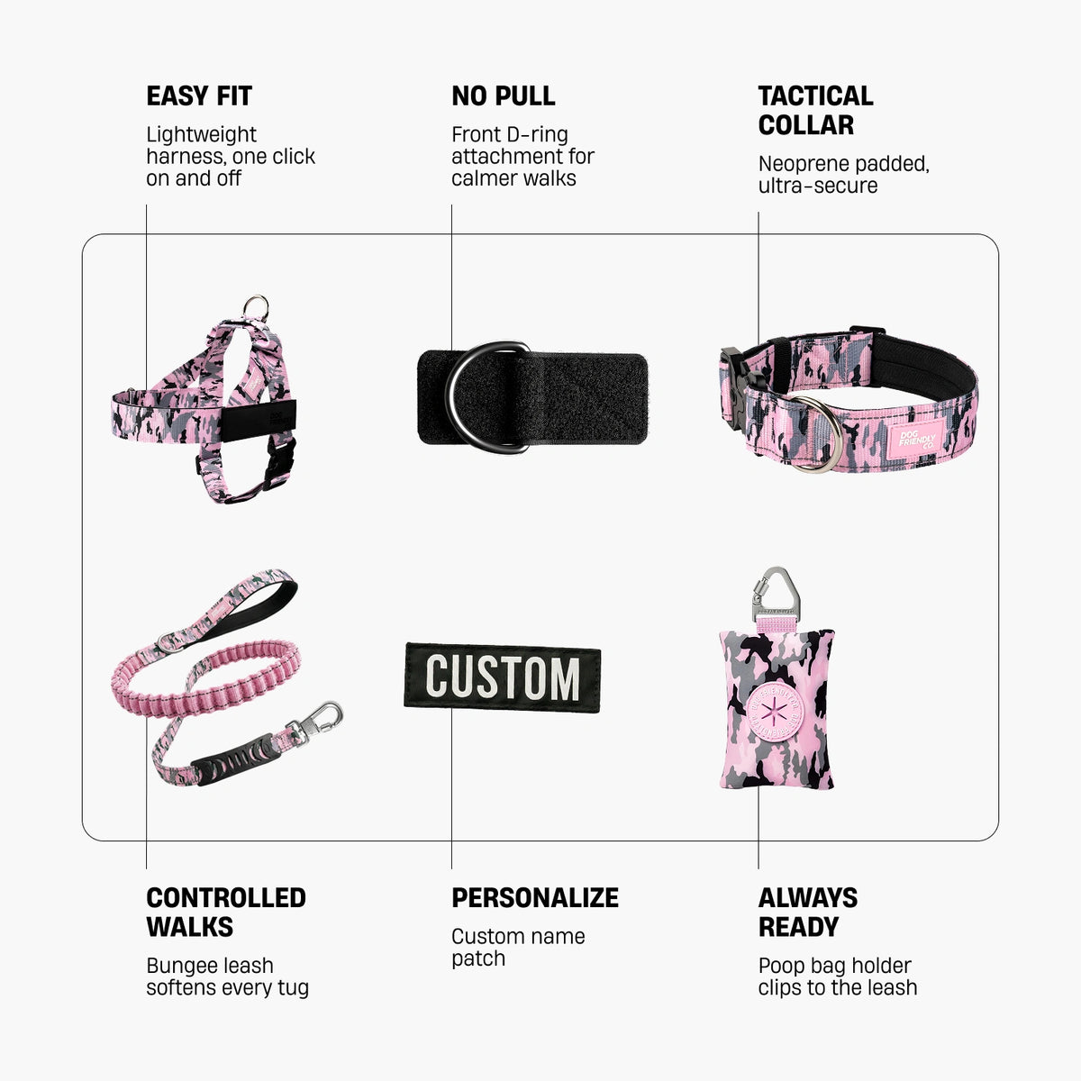 Ultimate No-Pull Bundle - Pink Camo